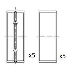 Ložisko kľukového hriadeľa FAI AutoParts BM1045-STD