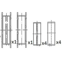 Ložisko kľukového hriadeľa FAI AutoParts BM1055-025