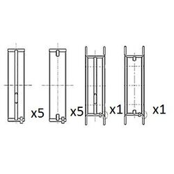 Ložisko kľukového hriadeľa FAI AutoParts BM1059-025