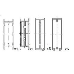 Ložisko kľukového hriadeľa FAI AutoParts BM1064-025