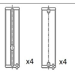 Ložisko kľukového hriadeľa FAI AutoParts BM1014-STD