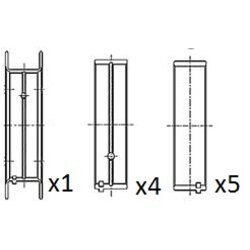 Ložisko kľukového hriadeľa FAI AutoParts BM1009-010