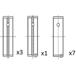 Ložisko kľukového hriadeľa FAI AutoParts BM1051-050