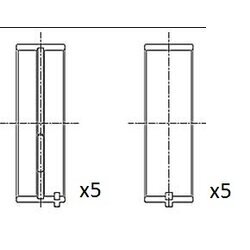 Ložisko kľukového hriadeľa FAI AutoParts BM1007-050