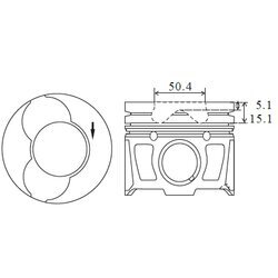 Piest FAI AutoParts PK25-000