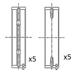 Ložisko kľukového hriadeľa FAI AutoParts BM1035-STD