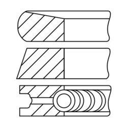 Sada piestnych krúžkov FAI AutoParts PR24-000