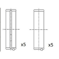 Ložisko kľukového hriadeľa FAI AutoParts BM1028-025