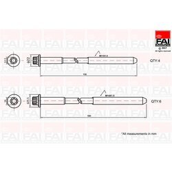 Sada skrutiek hlavy valcov FAI AutoParts B1625