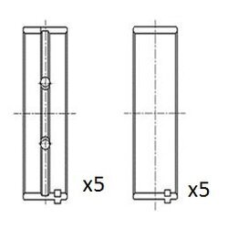 Ložisko kľukového hriadeľa FAI AutoParts BM1011-050