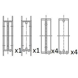 Ložisko kľukového hriadeľa FAI AutoParts BM1040-025