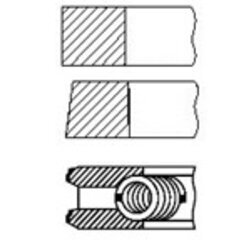 Sada piestnych krúžkov FAI AutoParts PR253-050