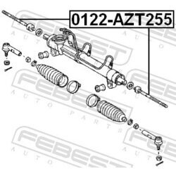 Axiálny čap tiahla riadenia FEBEST 0122-AZT255 - obr. 1