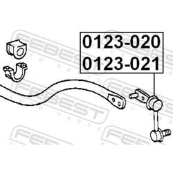 Tyč/Vzpera stabilizátora FEBEST 0123-020 - obr. 1