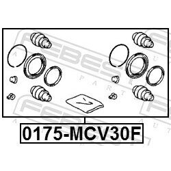 Opravná sada brzdového strmeňa FEBEST 0175-MCV30F - obr. 1