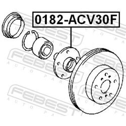 Náboj kolesa FEBEST 0182-ACV30F - obr. 1