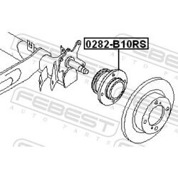 Náboj kolesa FEBEST 0282-B10RS - obr. 1