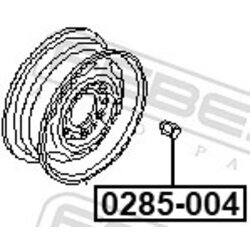 Matica kolesa FEBEST 0285-004 - obr. 1