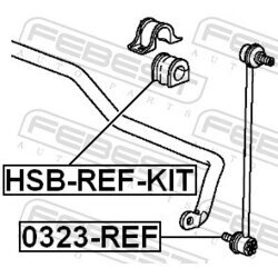 Tyč/Vzpera stabilizátora FEBEST 0323-REF - obr. 1