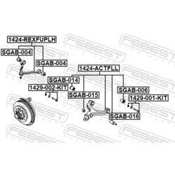 Rameno zavesenia kolies FEBEST 1424-ACTFLL - obr. 1