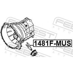 Vysúvacia vidlica spojky FEBEST 1481F-MUS - obr. 1