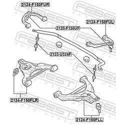 Rameno zavesenia kolies FEBEST 2124-F150FLL - obr. 1