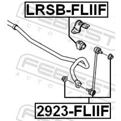 Tyč/Vzpera stabilizátora FEBEST 2923-FLIIF - obr. 1