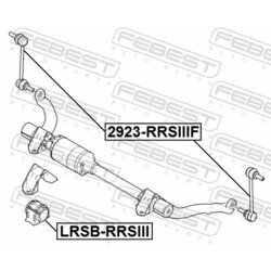 Tyč/Vzpera stabilizátora FEBEST 2923-RRSIIIF - obr. 1