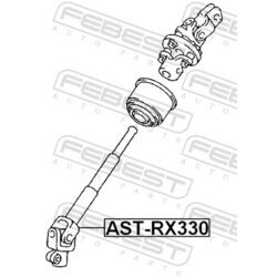 Hriadeľ riadenia FEBEST AST-RX330 - obr. 1