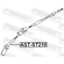 Hriadeľ riadenia FEBEST AST-ST210 - obr. 1
