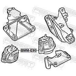 Uloženie motora FEBEST BMM-E90 - obr. 1