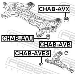 Uloženie riadenia FEBEST CHAB-AVX - obr. 1