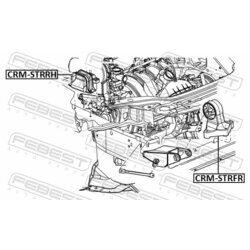 Uloženie motora FEBEST CRM-STRFR - obr. 1