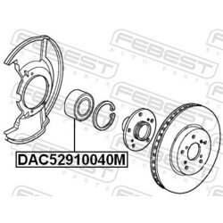 Ložisko kolesa FEBEST DAC52910040M - obr. 1