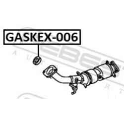 Tesnenie, kolektor výfuk. plynov FEBEST GASKEX-006 - obr. 1