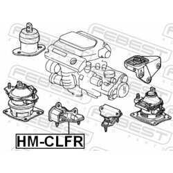 Uloženie automatickej prevodovky FEBEST HM-CLFR - obr. 1