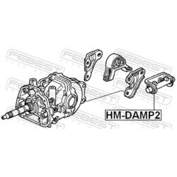 Uloženie, diferenciál FEBEST HM-DAMP2 - obr. 1
