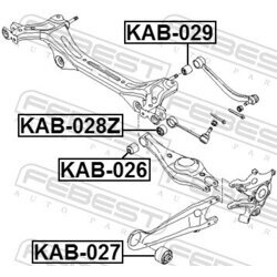 Uloženie riadenia FEBEST KAB-028Z - obr. 1