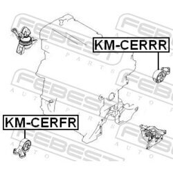 Uloženie motora FEBEST KM-CERFR - obr. 1