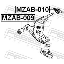 Uloženie riadenia FEBEST MZAB-009 - obr. 1