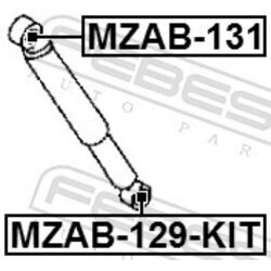 Puzdro, tlmič FEBEST MZAB-131 - obr. 1