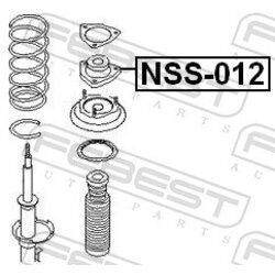 Ložisko pružnej vzpery FEBEST NSS-012 - obr. 1