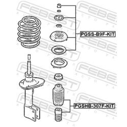 Opravná sada horného uloženia tlmiča FEBEST PGSS-B9F-KIT - obr. 1