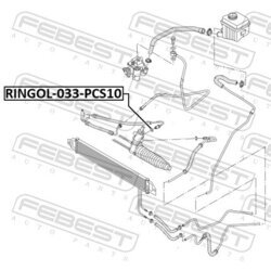 Tesniaci krúžok servočerpadla FEBEST RINGOL-033-PCS10 - obr. 1