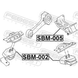 Uloženie automatickej prevodovky FEBEST SBM-005 - obr. 1