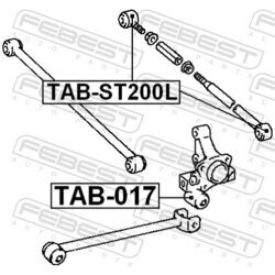 Uloženie riadenia FEBEST TAB-ST200L - obr. 1