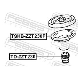 Doraz odpruženia FEBEST TD-ZZT230 - obr. 1