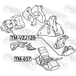 Uloženie motora FEBEST TM-VZJ120 - obr. 1