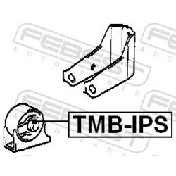 Uloženie motora FEBEST TMB-IPS - obr. 1