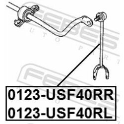 Tyč/Vzpera stabilizátora FEBEST 0123-USF40RR - obr. 1